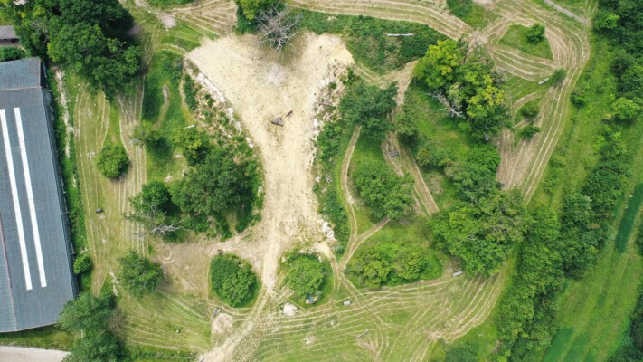 Vue aerienne Spring garden