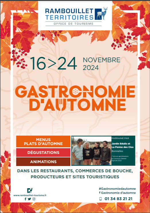 affiche gastronomie automne