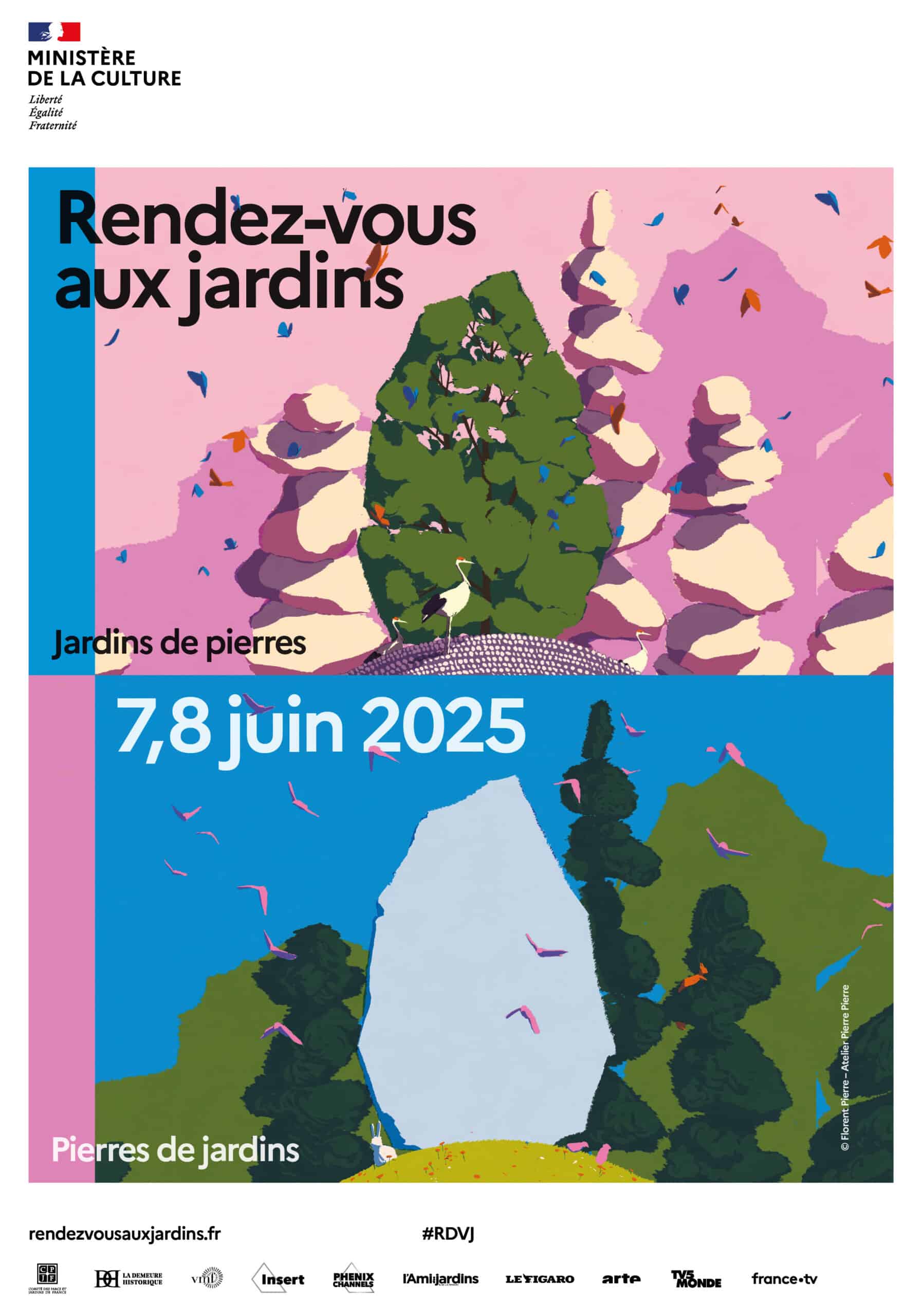 affiche RDV jardin
