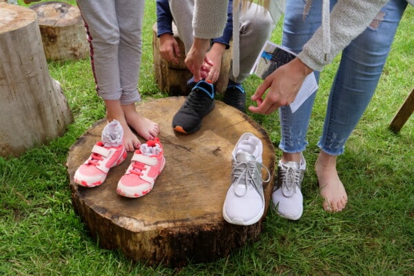 Parcours pieds nus