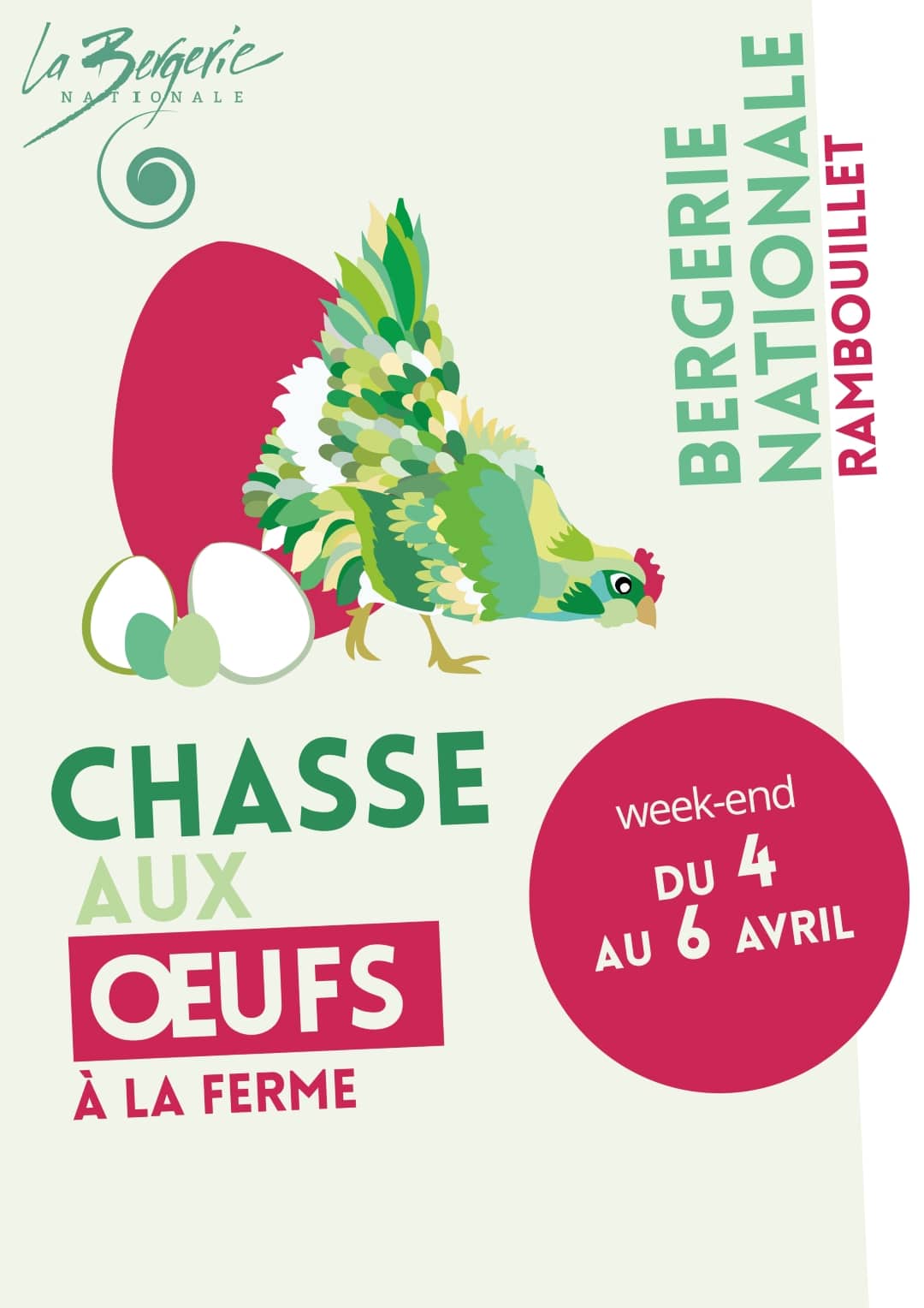 Affiche chasse aux oeufs WE