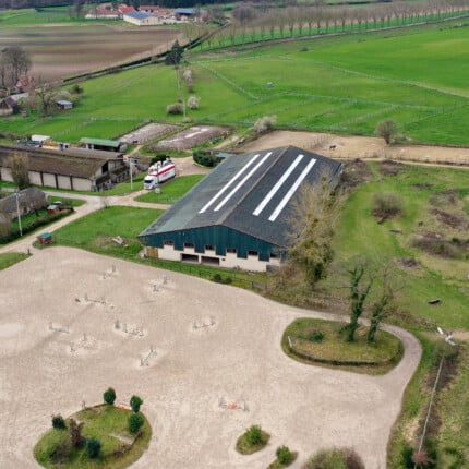 Vue aerienne Centre equestre