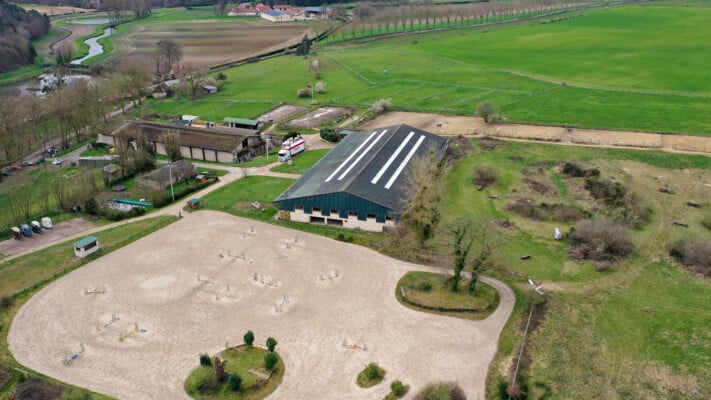 Vue aerienne Centre equestre