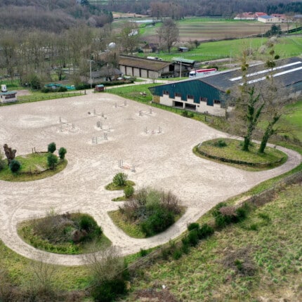 Vue aerienne Centre equestre