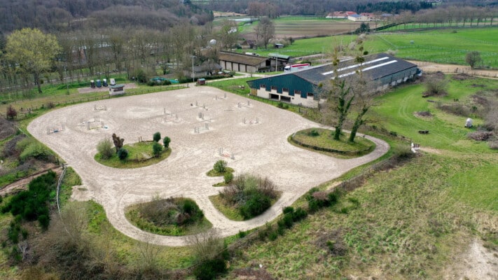 Vue aerienne Centre equestre