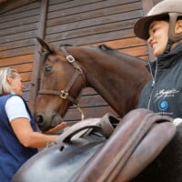 cavaliere cheval monitrice
