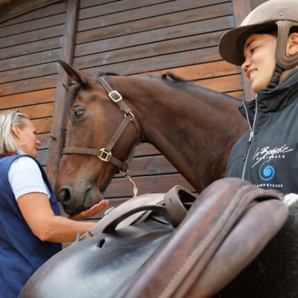 cavaliere cheval monitrice